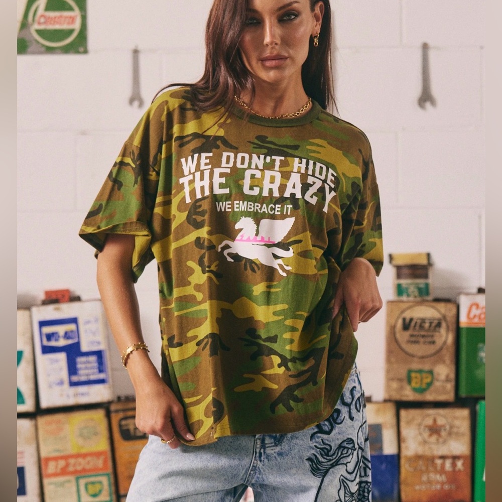 SABBI "WE DON'T HIDE THE CRAZY" S NWT